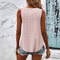 Summer Hollow Out Sleeveless V Neck Vest Top For Women 5