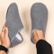 CozyStep Indoor Cotton Slippers For Men Soft Fleece Non Slip Lightweight House Shoes 5