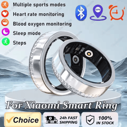 smart health bluetooth ring with heart rate and sleep monitor