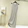 Casual Modal Night Dress For Women Sleeveless Comfortable Sleepwear 1