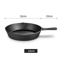 Cast Iron Frying Pan Non Stick Skillet For Induction Cooking And Everyday Use 4