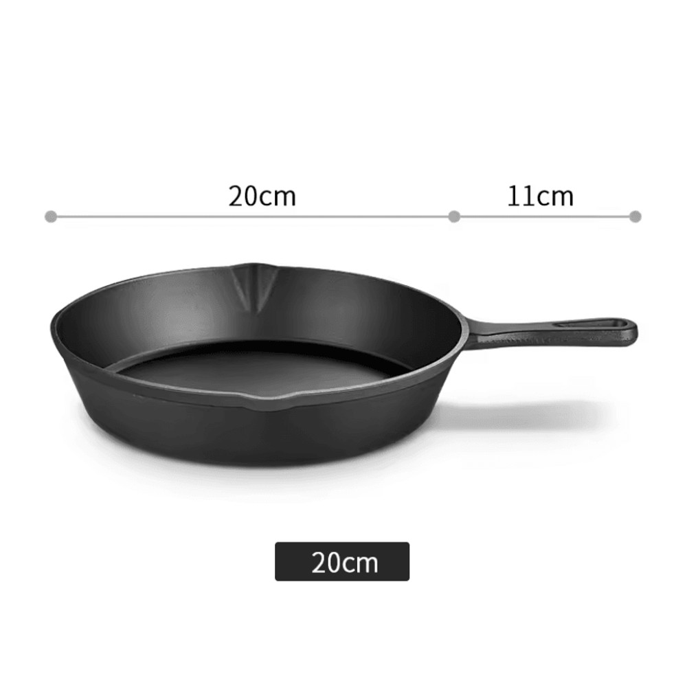 Cast Iron Frying Pan Non Stick Skillet For Induction Cooking And Everyday Use 5