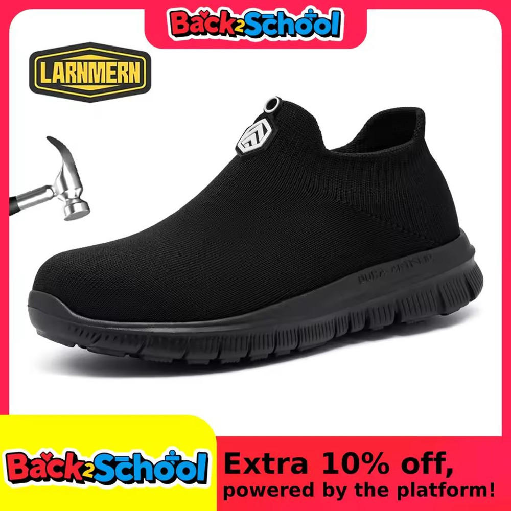 Lightweight Steel Toe Work Shoes Slip On Safety Sneakers For Men And Women 0