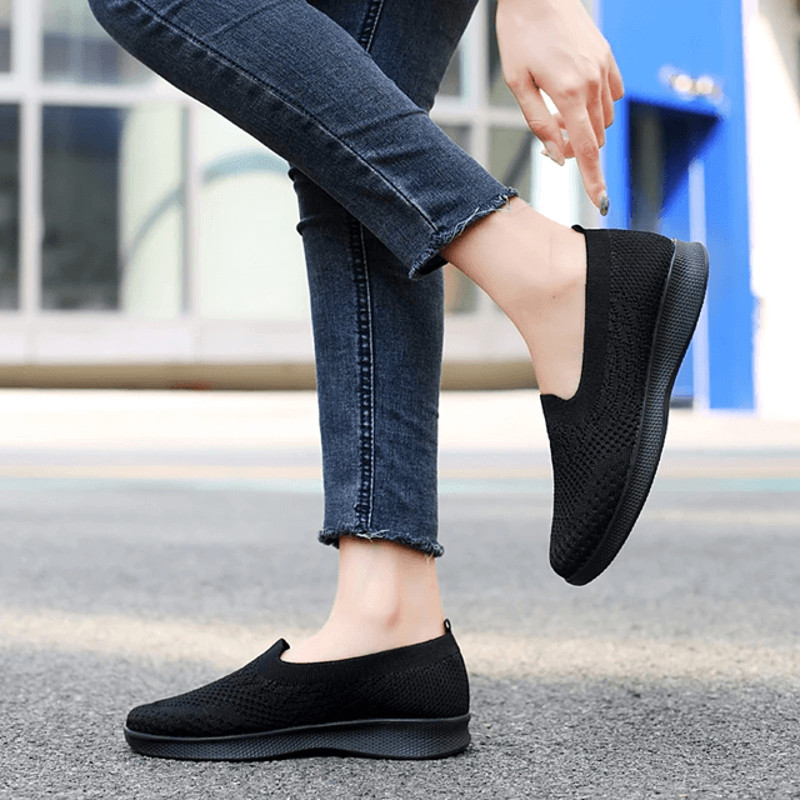 Breathable Womens Slip On Sneakers Lightweight Mesh Casual Shoes 0