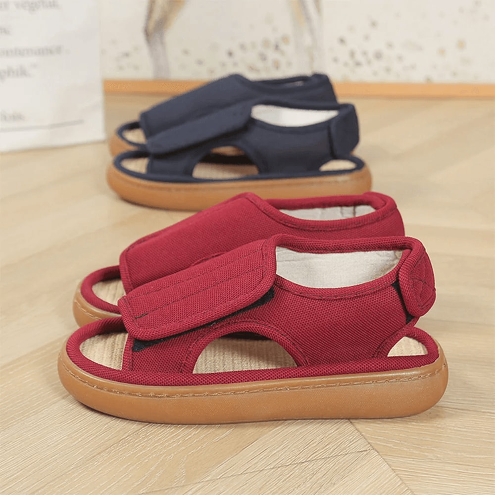 Unisex Diabetic Sandals Adjustable Anti Slip Summer Walking Shoes 1