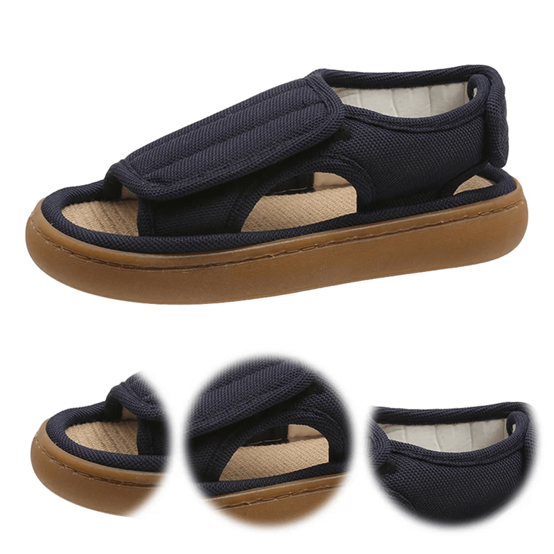 Unisex Diabetic Sandals Adjustable Anti Slip Summer Walking Shoes 2