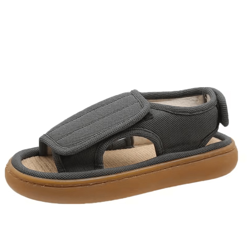 Unisex Diabetic Sandals Adjustable Anti Slip Summer Walking Shoes 5