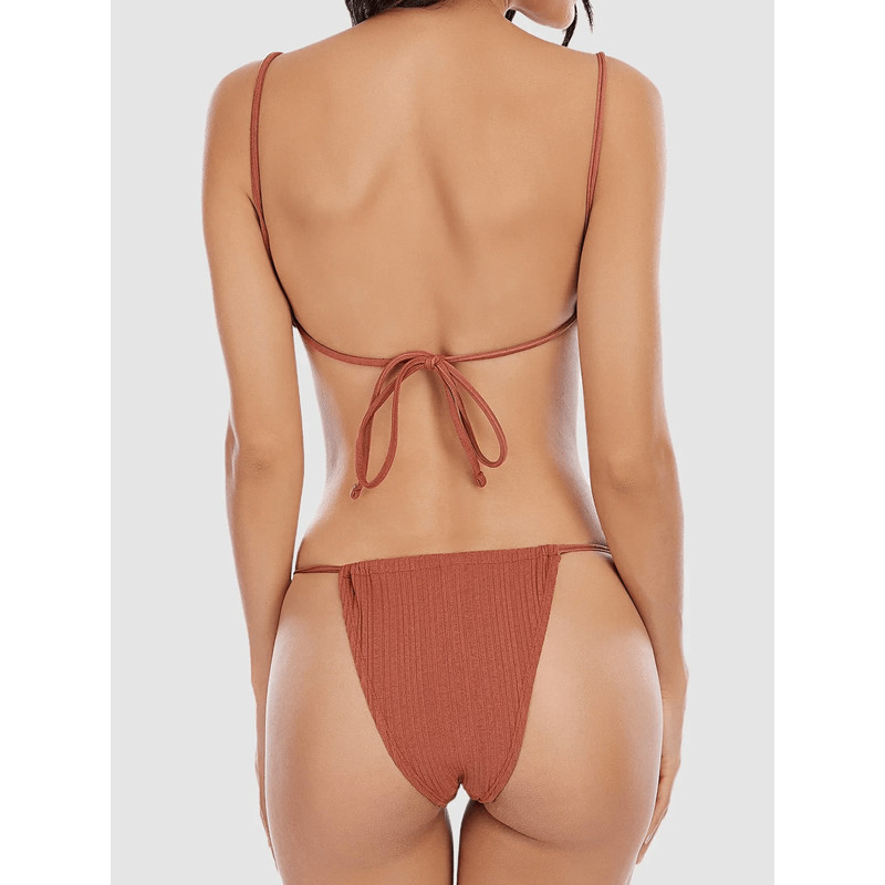 Womens Push Up Bikini Set Bandage Swimwear Two Piece Bathing Suit 2