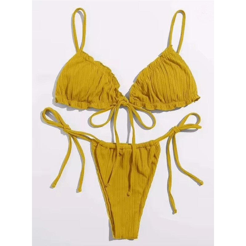 Womens Push Up Bikini Set Bandage Swimwear Two Piece Bathing Suit 6