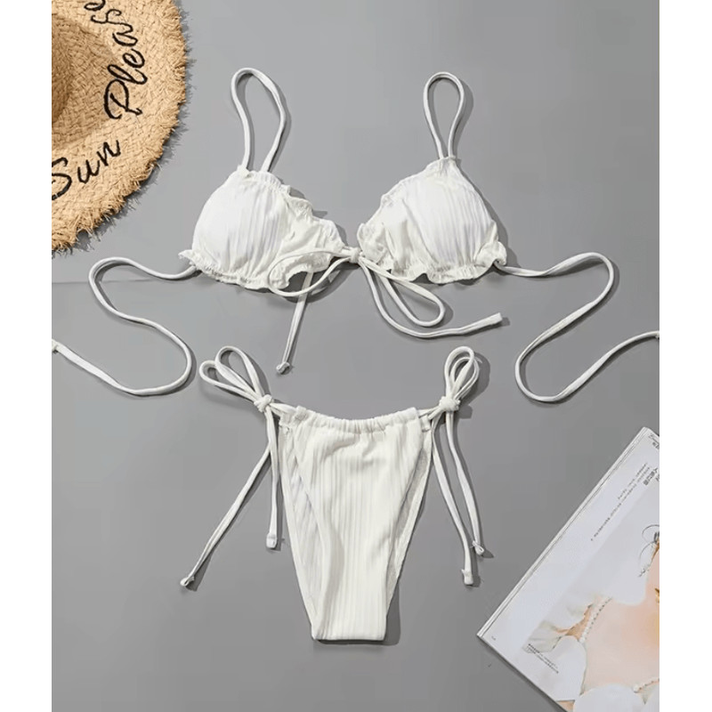 Womens Push Up Bikini Set Bandage Swimwear Two Piece Bathing Suit 10