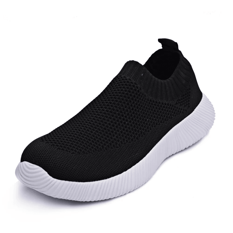 Womens Sock Sneakers Breathable Knit Slip On Walking Shoes 1