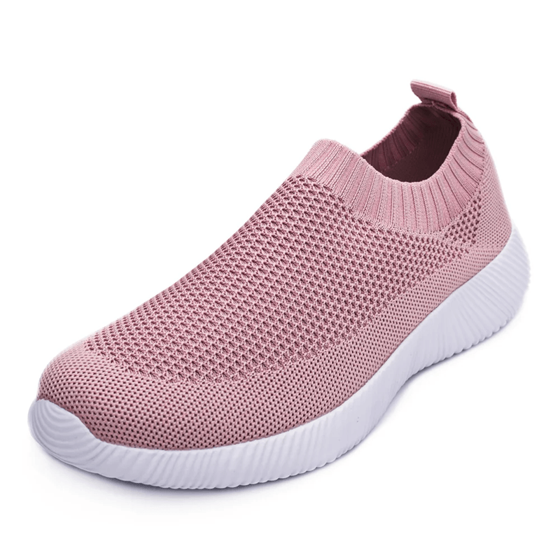 Womens Sock Sneakers Breathable Knit Slip On Walking Shoes 2