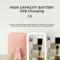LED Touch Screen Makeup Mirror With Folding Design And USB Rechargeable Light 3