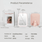 LED Touch Screen Makeup Mirror With Folding Design And USB Rechargeable Light 4