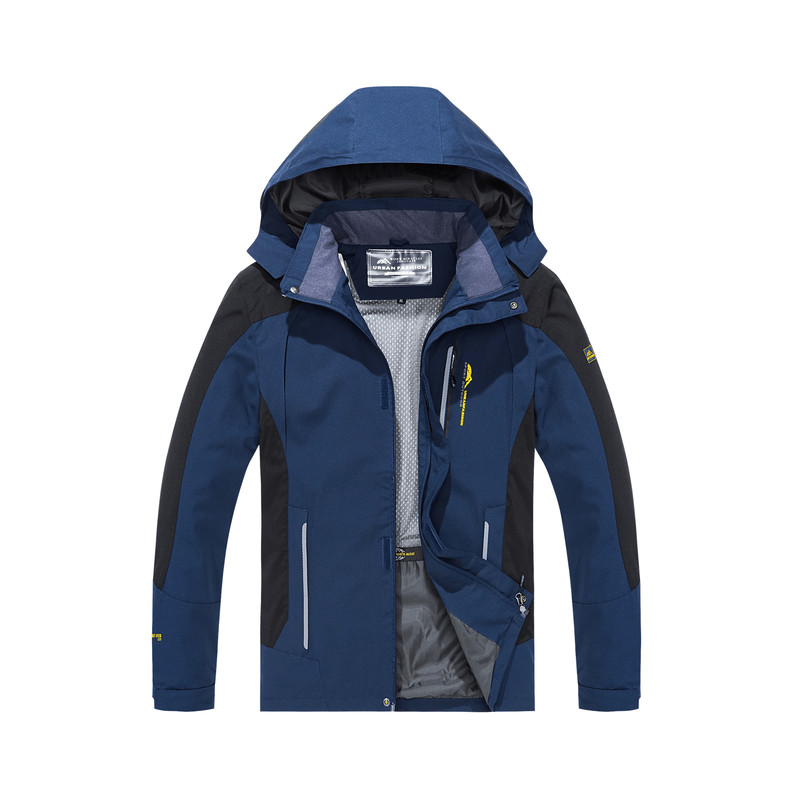Mens Waterproof Hiking Jacket Windproof Outdoor Camping And Trekking Coat 2