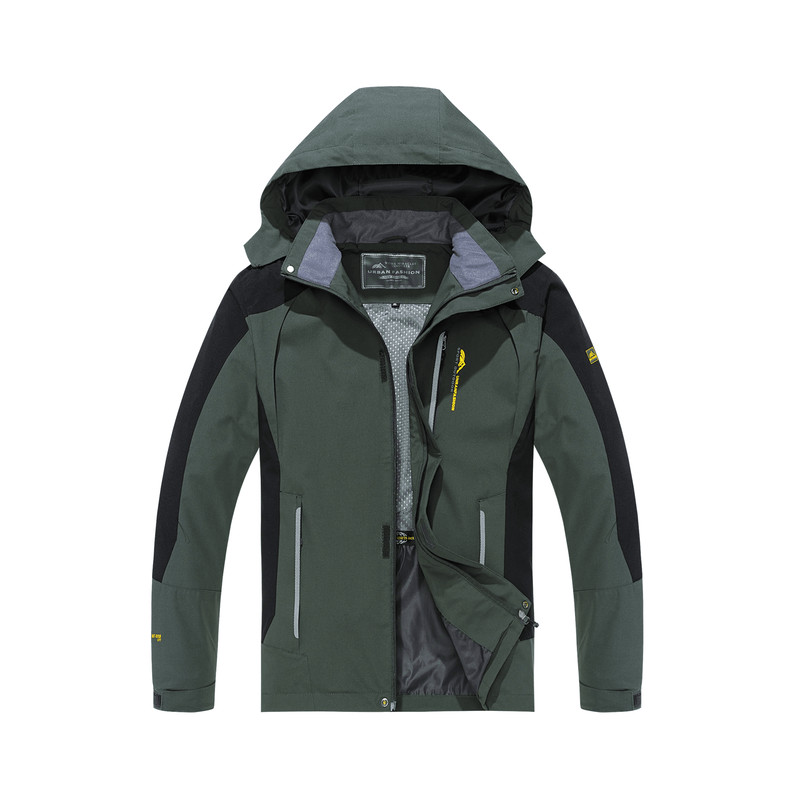 Mens Waterproof Hiking Jacket Windproof Outdoor Camping And Trekking Coat 3