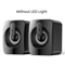 USB Computer Speakers With HIFI Stereo Sound And LED Light For Desktop 5