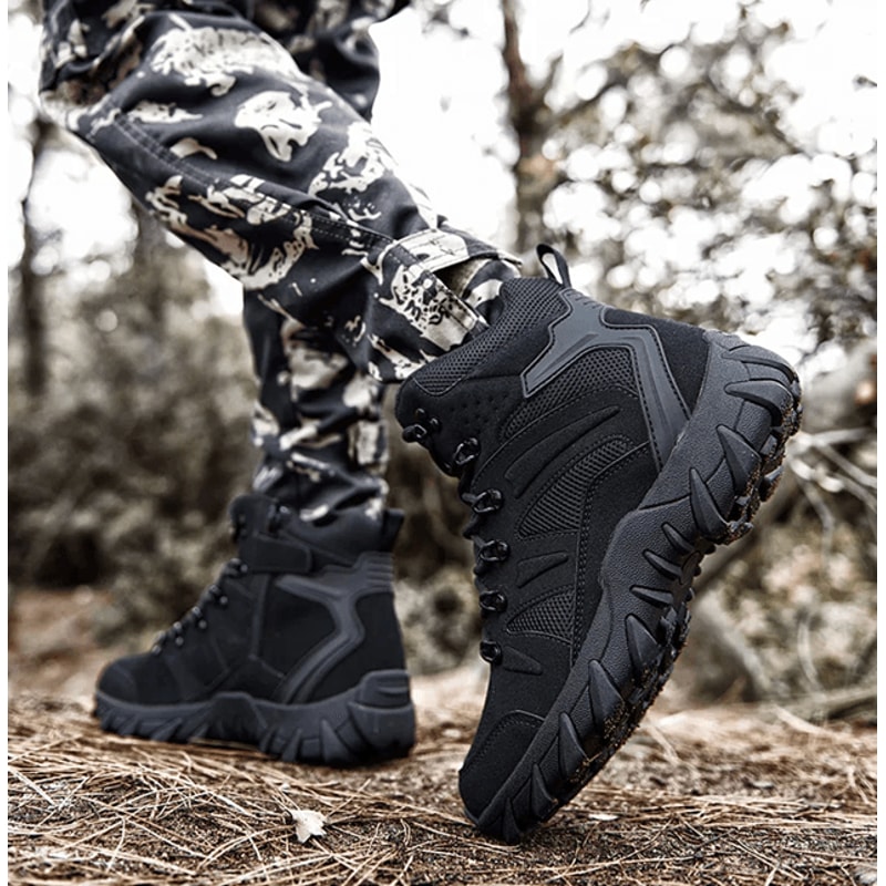 Mens Tactical Combat Training Boots Outdoor Hiking And Camping Shoes 1