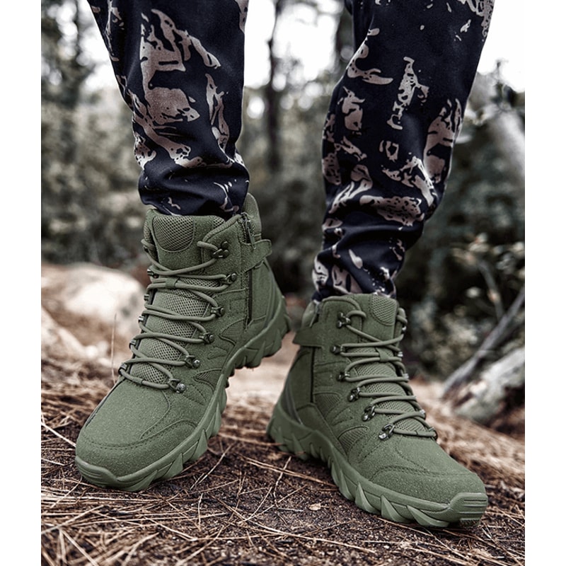 Mens Tactical Combat Training Boots Outdoor Hiking And Camping Shoes 2