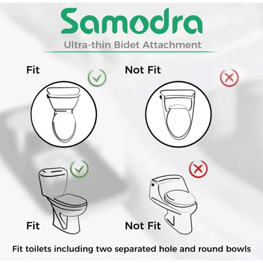 Non Electric Bidet Toilet Seat Attachment With Adjustable Water Pressure And Self Cleaning Nozzle 2