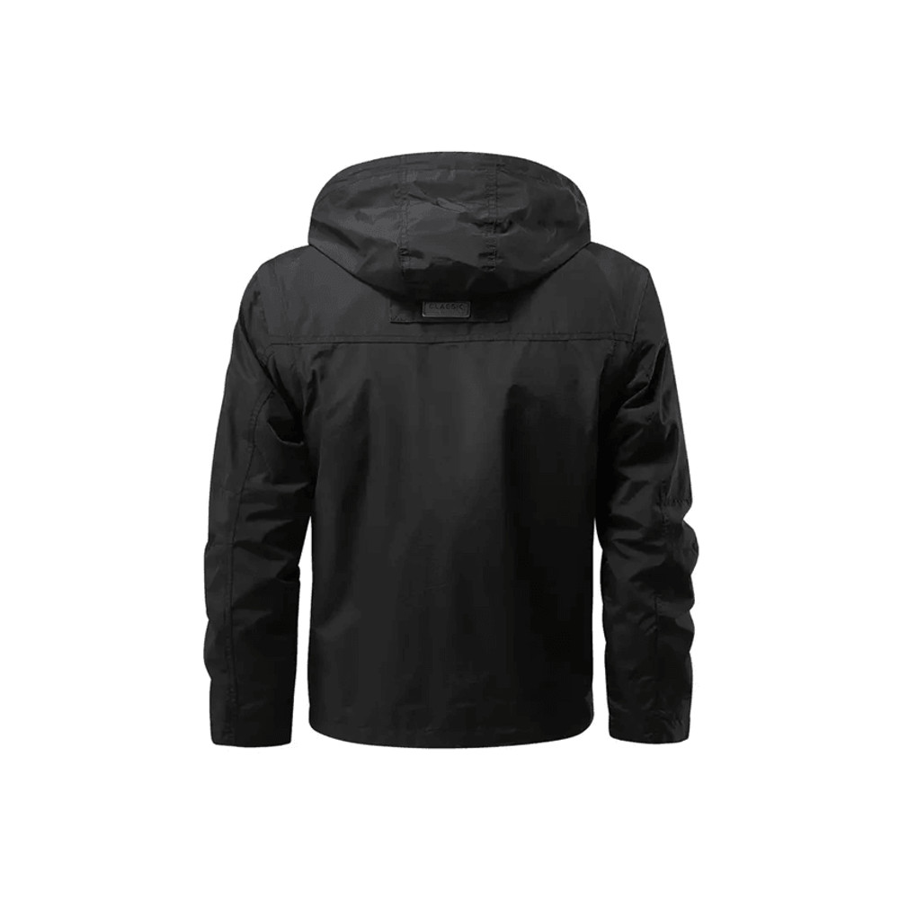 Mens Waterproof Hooded Jacket With Detachable Sleeves Multi Pocket Outdoor Windproof Coat 3