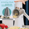 5 In 1 Rotary Cheese Grater And Vegetable Slicer With Mandoline Cutter And Nut Chopper 2