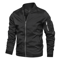 Mens Bomber Jacket Lightweight Casual Windbreaker With Zip Up Pockets 2