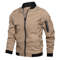 Mens Bomber Jacket Lightweight Casual Windbreaker With Zip Up Pockets 4