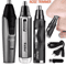 2 In 1 Nose Hair Trimmer And Beard Trimmer Rechargeable Grooming Tool For Men 0