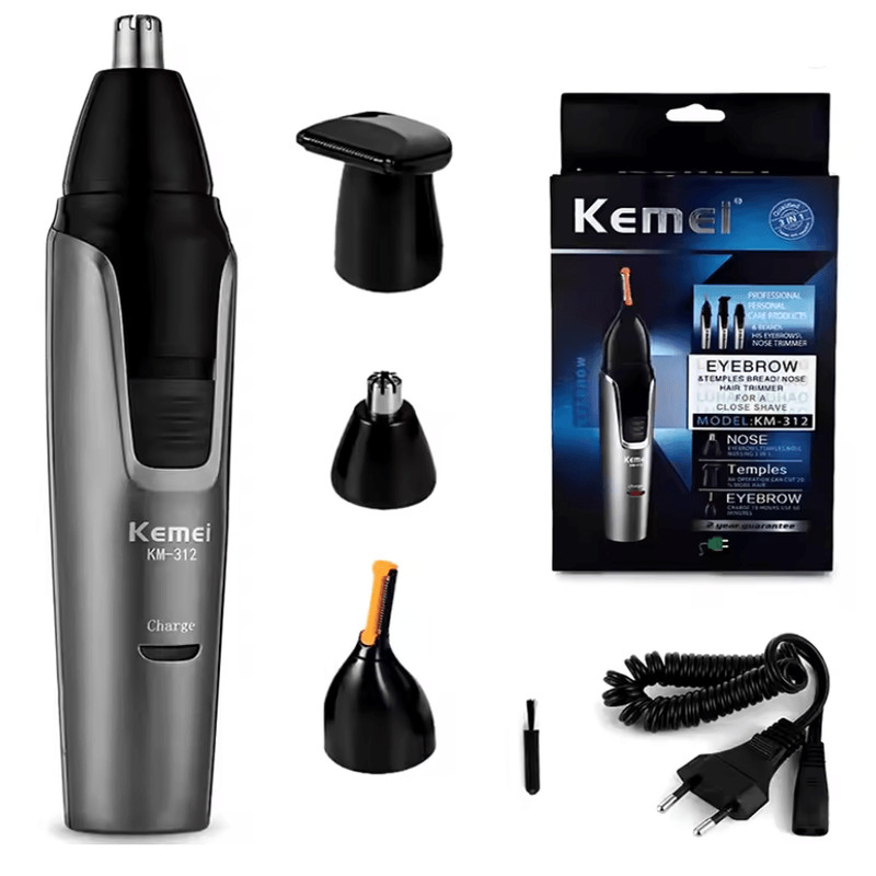 2 In 1 Nose Hair Trimmer And Beard Trimmer Rechargeable Grooming Tool For Men 5