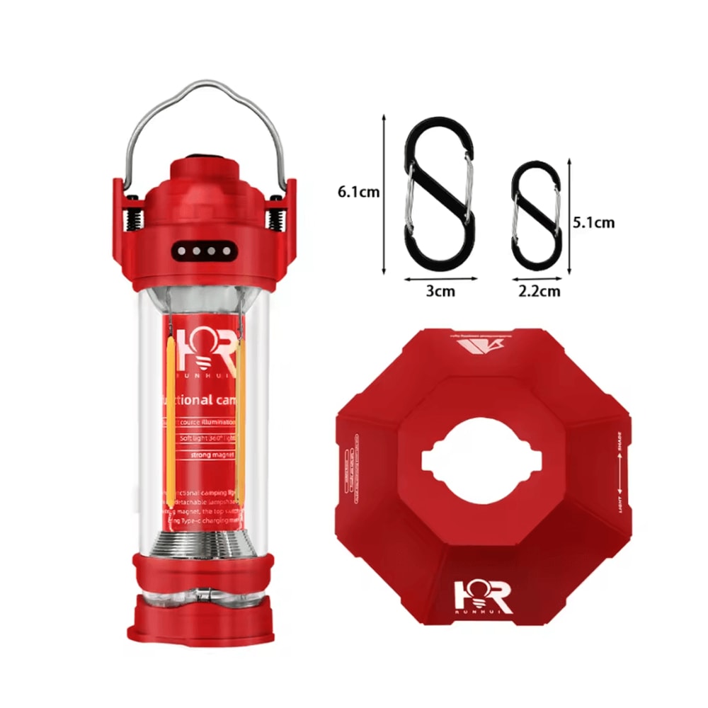 Camping Lantern Portable Retro Tent Light Waterproof Outdoor Atmosphere Lamp 6