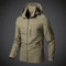 Mens Windbreaker Jacket Waterproof Hooded Military Style Outdoor Coat 0