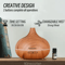 Aromatherapy Essential Oil Diffuser 500ml Ultrasonic Humidifier With Remote Control And 7 Color Lig 1