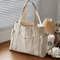 Large Capacity Canvas Tote Bag Versatile Shoulder Bag For Work School And Travel 2
