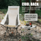 Portable Folding Camping Chair With Headrest Lightweight Outdoor Fishing Chair 1