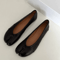 Soft Leather Tabi Flats Split Toe Ballet Shoes For Women 2