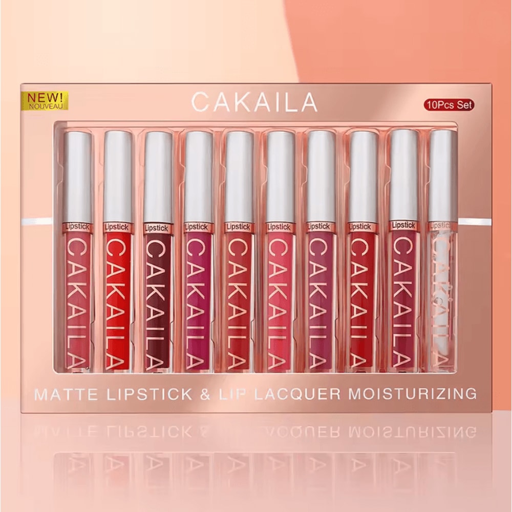 Velvet Matte Nude Lip Gloss Set Long Lasting Waterproof Liquid Lipstick 0
