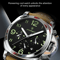 Luxury Military Watch For Men Waterproof Quartz Sports Timepiece With Leather Strap 0