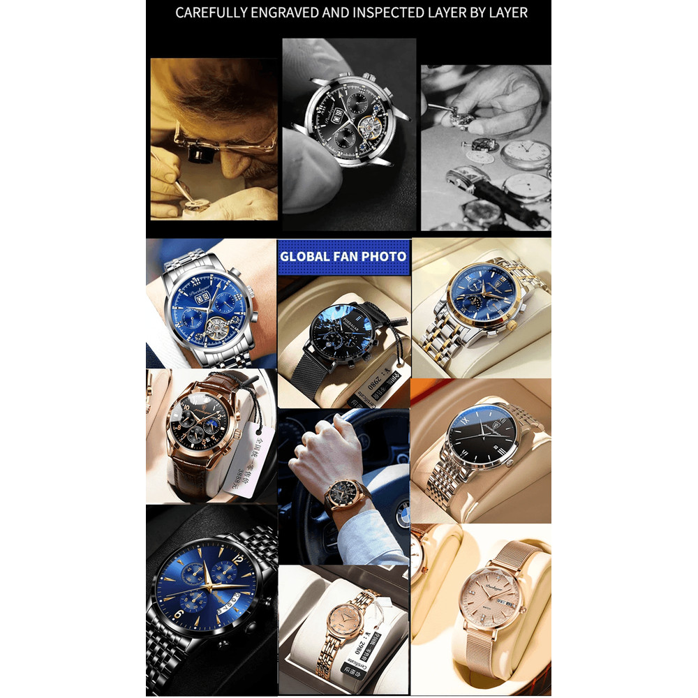 Luxury Military Watch For Men Waterproof Quartz Sports Timepiece With Leather Strap 1