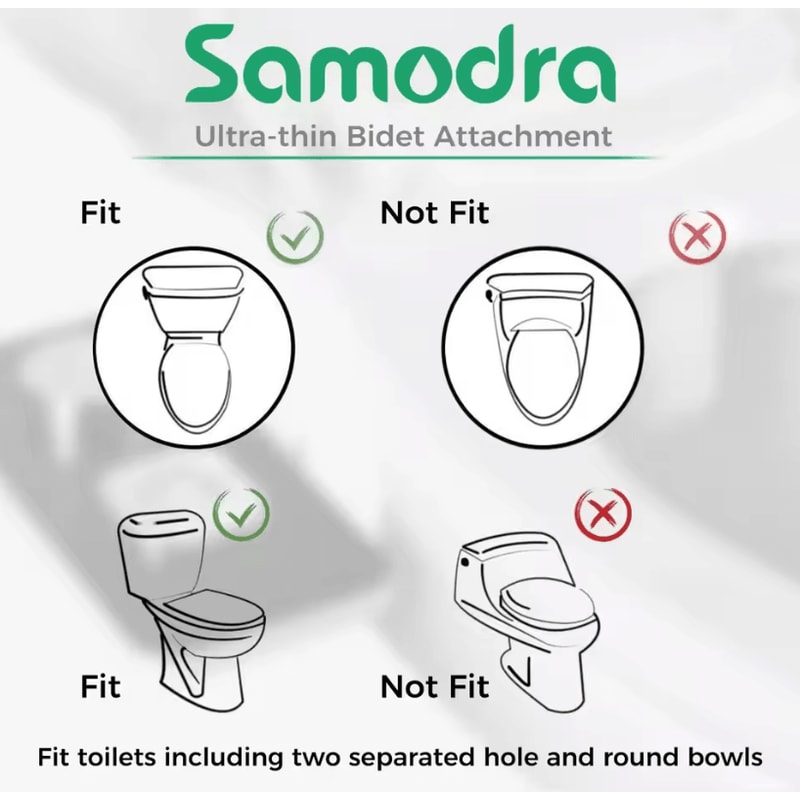 Ultra Slim Bidet Attachment For Toilet With Dual Nozzle And Adjustable Water Pressure 2