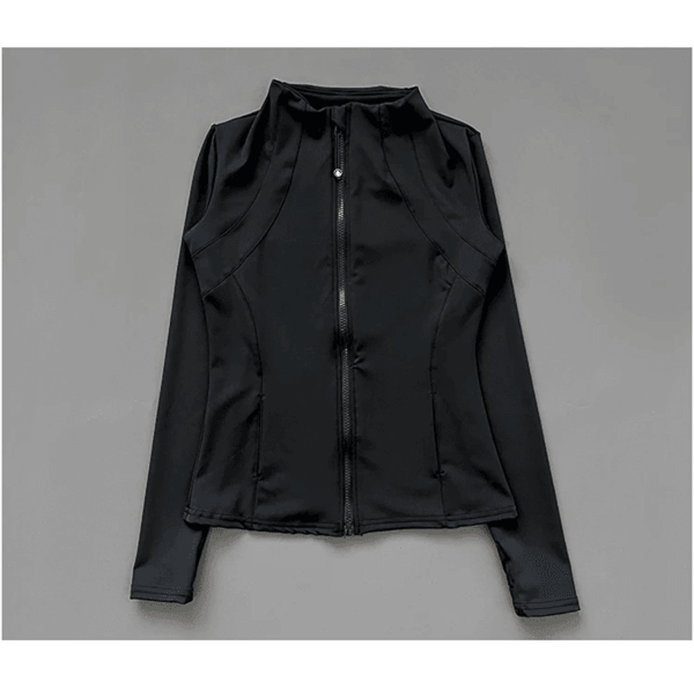 Slim Fit Womens Fitness Jacket Quick Dry Long Sleeve Yoga And Running Top 2