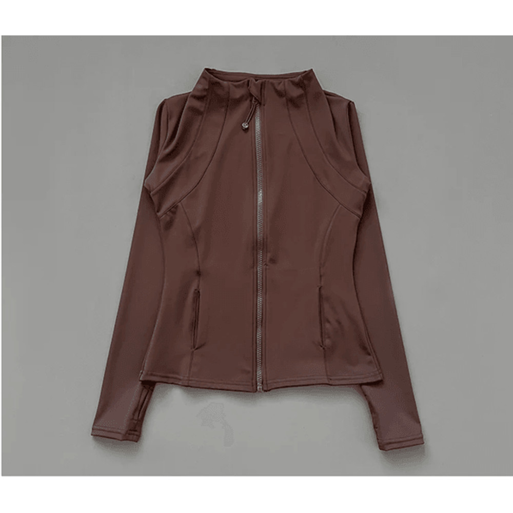 Slim Fit Womens Fitness Jacket Quick Dry Long Sleeve Yoga And Running Top 6