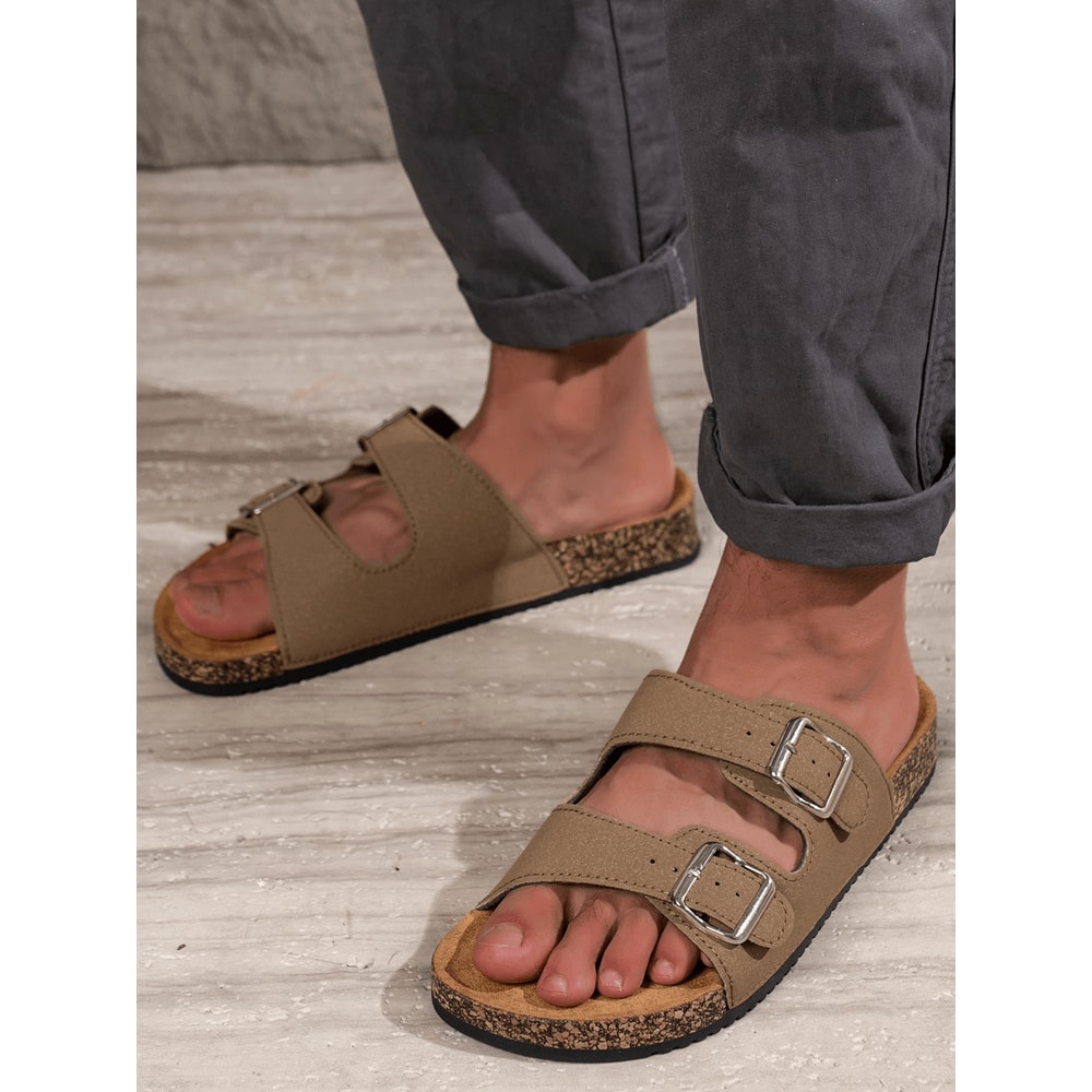 Mens Waterproof Slippers With Non Slip Sole For Indoor And Outdoor Comfort 0