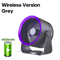 Portable Electric Fan With Wireless Circulator For Home Desktop Wall Or Ceiling Use 4
