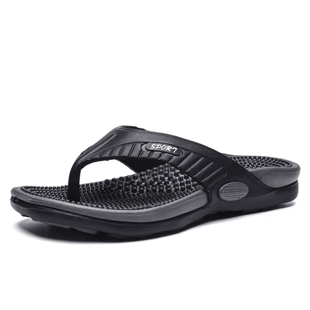 Mens Massage Flip Flops Breathable Summer Beach Sandals With Anti Slip Sole 3