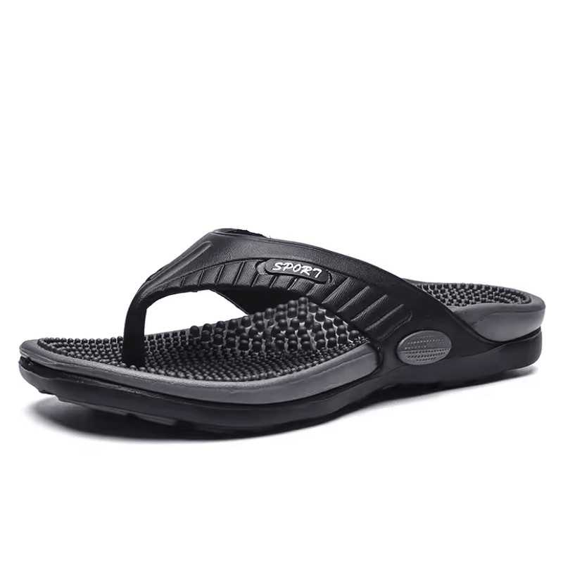 Mens Massage Flip Flops Breathable Summer Beach Sandals With Anti Slip Sole 3