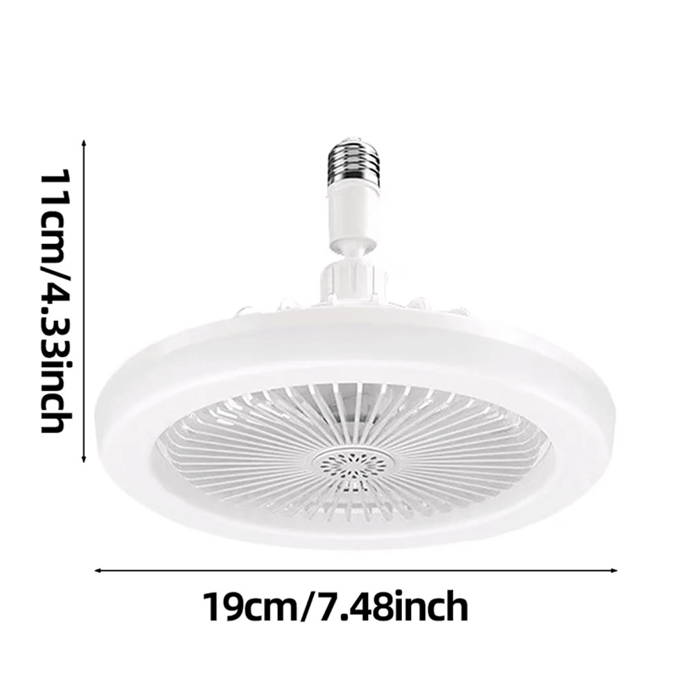 3 In 1 Rotatable Ceiling Fan With Remote Control And E27 Lighting Base 4