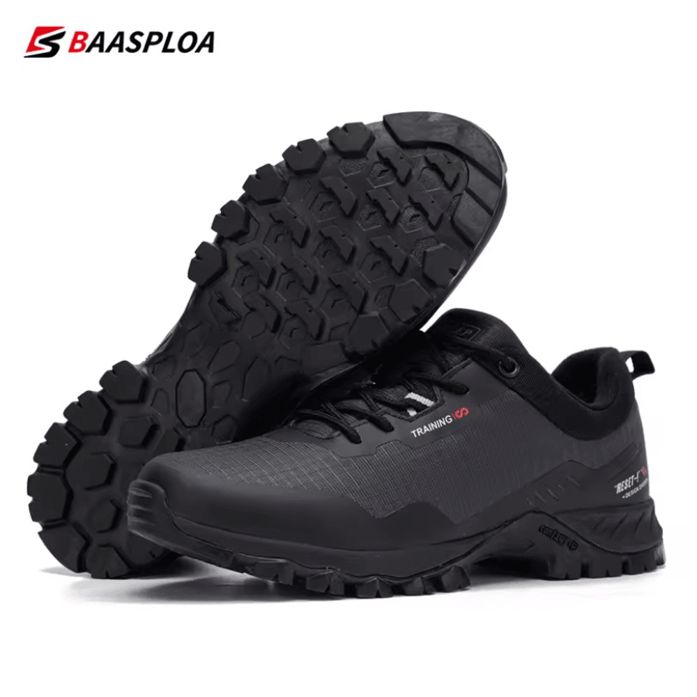 Mens Waterproof Hiking Shoes Outdoor Anti Slip Sneakers For Comfortable Trekking 0