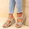 Summer Comfort Wedge Sandals For Women Lightweight Non Slip Platform Shoes 5