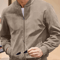Mens Suede Bomber Jacket Casual Lightweight Zipper Sport Style 4